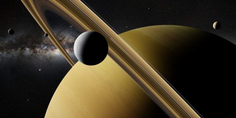 satélites naturais saturno