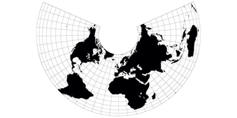 mapa projeções cartográficas