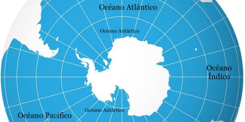 localização da antártica