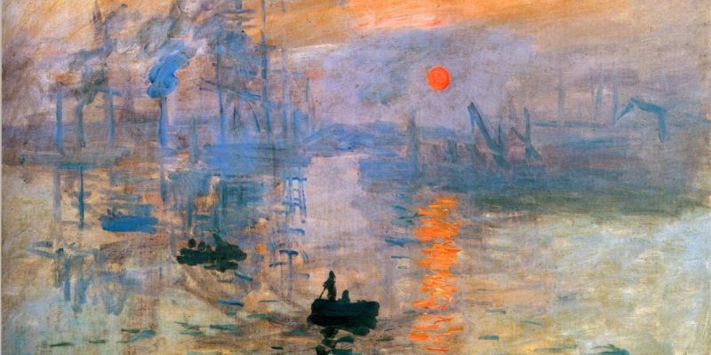 Estampa: Sol Nascente Claude Monet