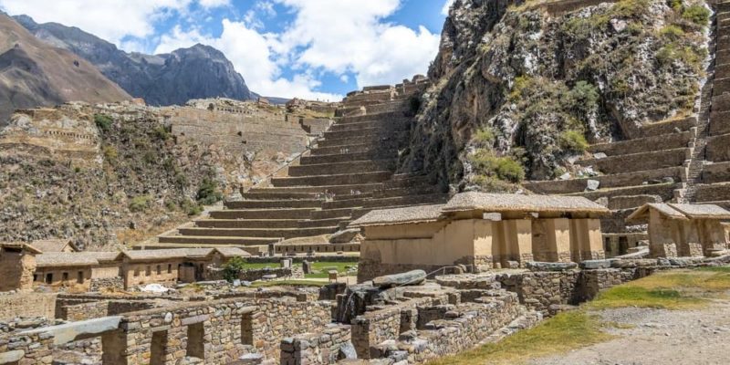 Arquitetura da cultura inca de Ollantaytambo