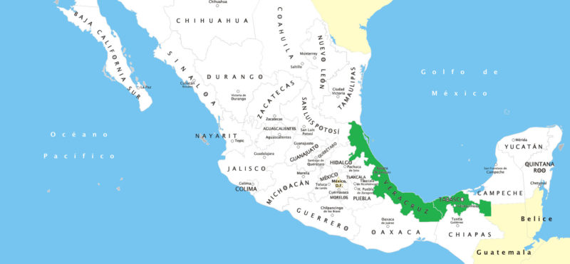 mapa olmeca