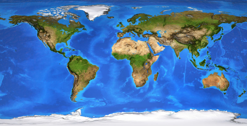 Continentes - Mundo - Terra