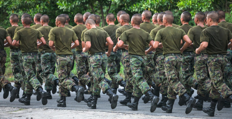 treino militar